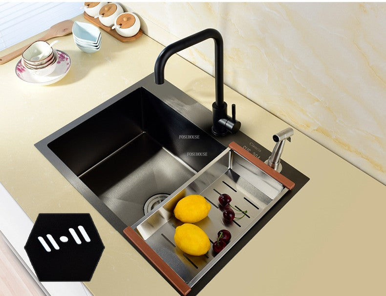 304 aço inoxidável pia da cozinha moderna casa acessórios de cozinha engrossa