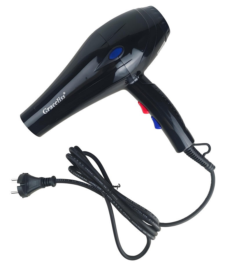 Original ue plug vento quente e frio profissional secador de cabelo secador de c