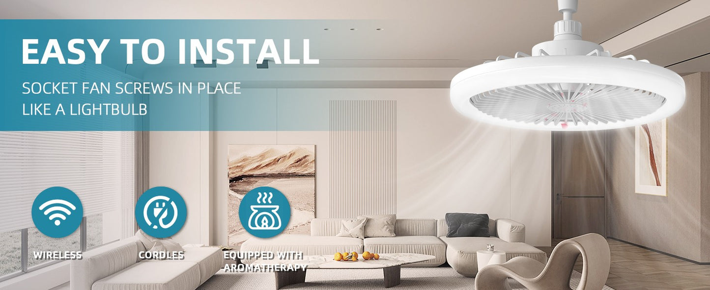 Iralan ventilador de teto moderno com luz led ventilador luz e27 parafuso ventil