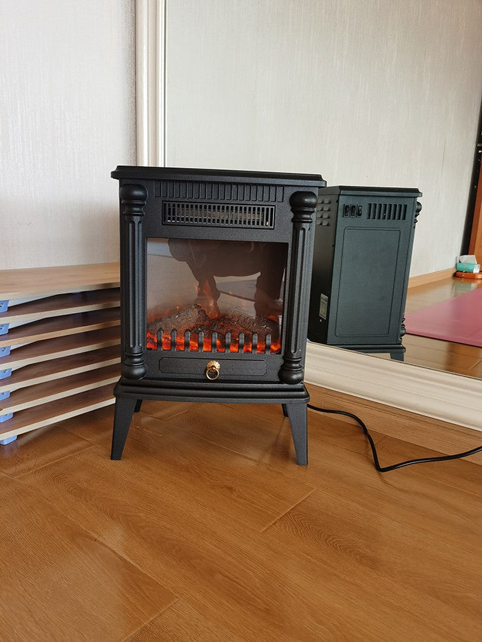 Aquecedor de lareiras estilo europeu, imitação de fogo doméstico, lareira cri