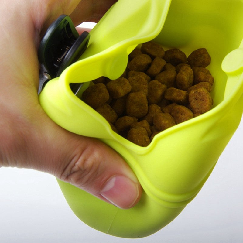 Pet portátil cão treinamento cintura saco tratar lanche isca cães obediência