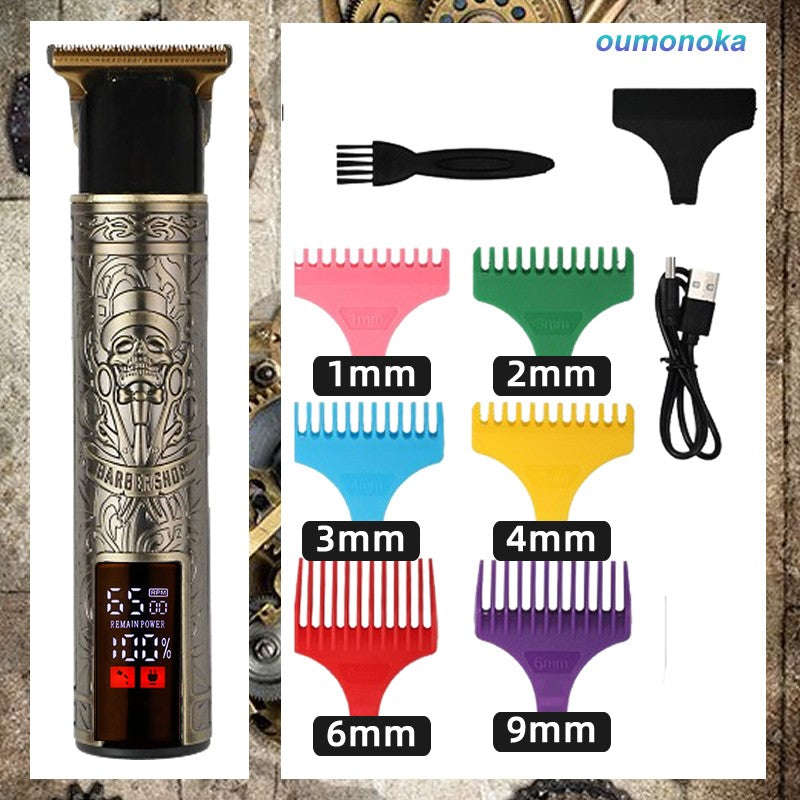 Novo barbeador elétrico profissional para homens navalha para homens cortador d