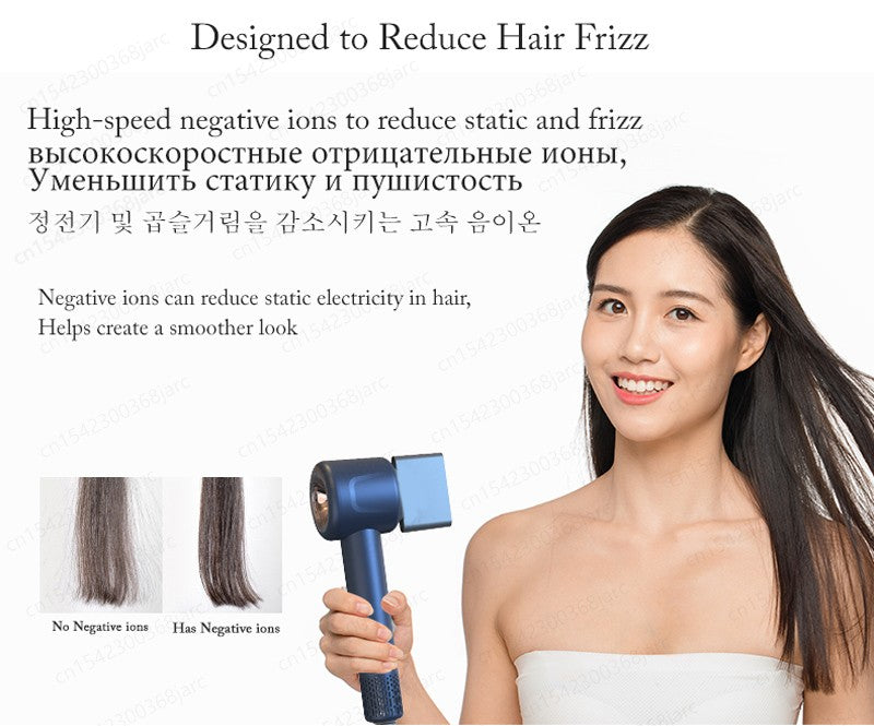 Super secador de cabelo 220v sem folhas de cabelo cuidados pessoais com o cabelo