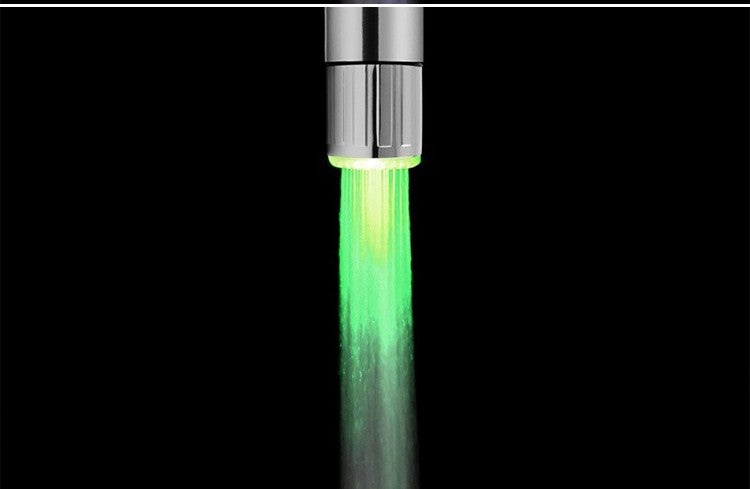 Zhang ji led sensível à temperatura 3 núcleos light-up torneira cozinha banhe