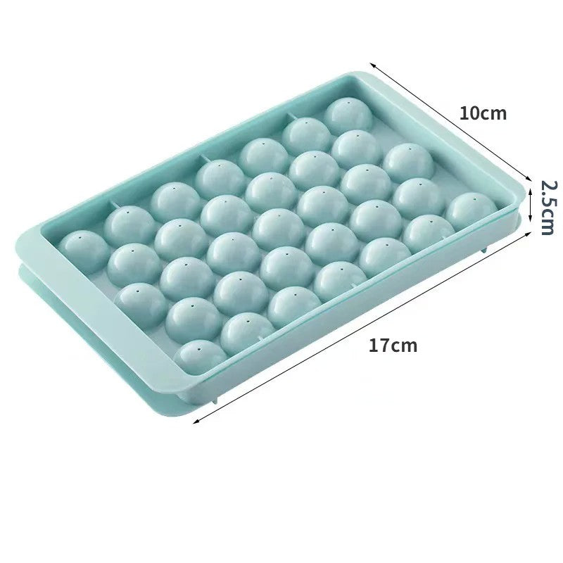33 bandejas de cubos de gelo para freezer, molde para fazer bolas de gelo, mini