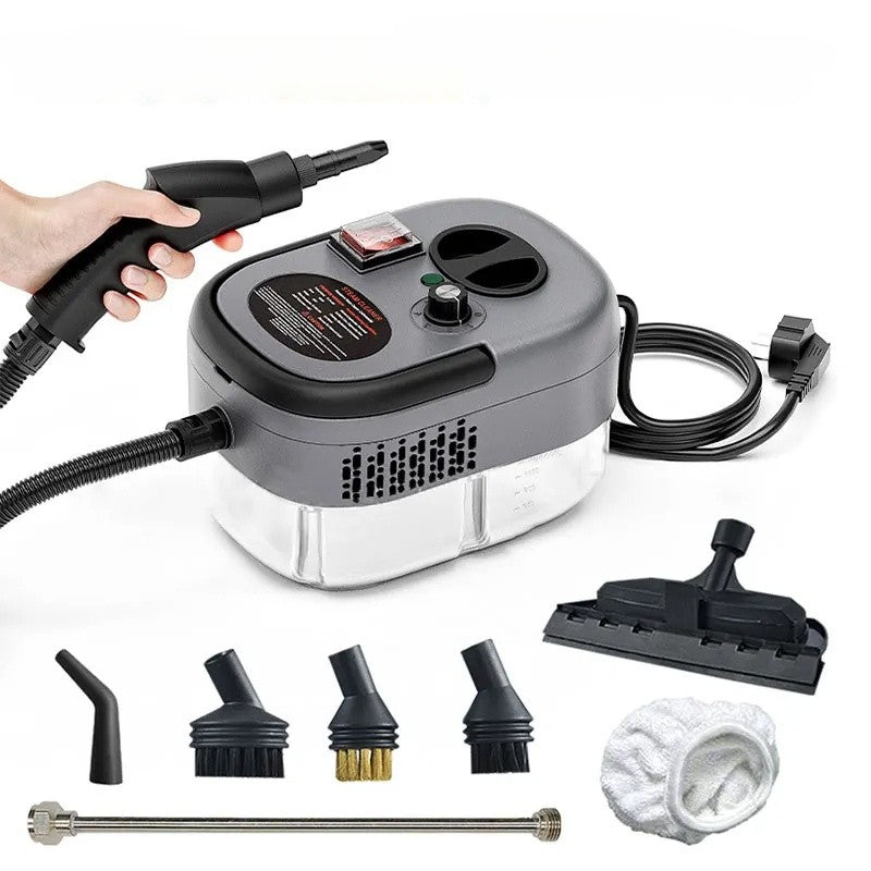 Limpadores a vapor portáteis de alta temperatura, 2500w, ar condicionado, capô
