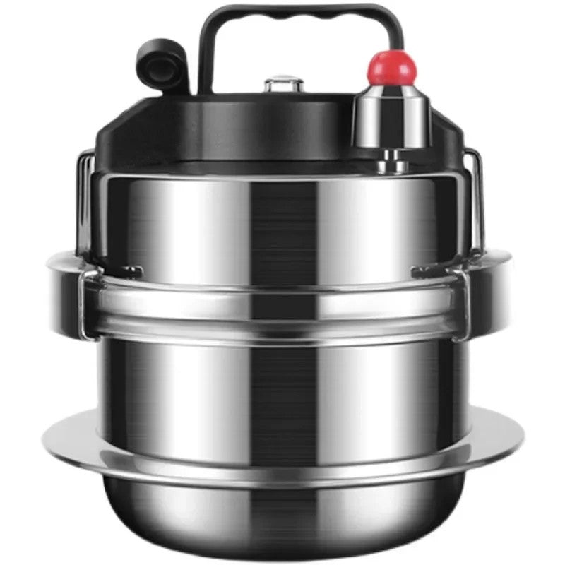 Panela de indução a gás universal, 1,2l/1,6l, mini panela de pressão de aço