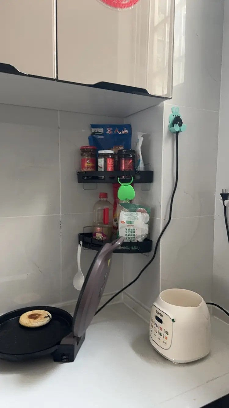 3/2/1 pçs adesivo forte sem broca prateleira de chuveiro armazenamento atualiza