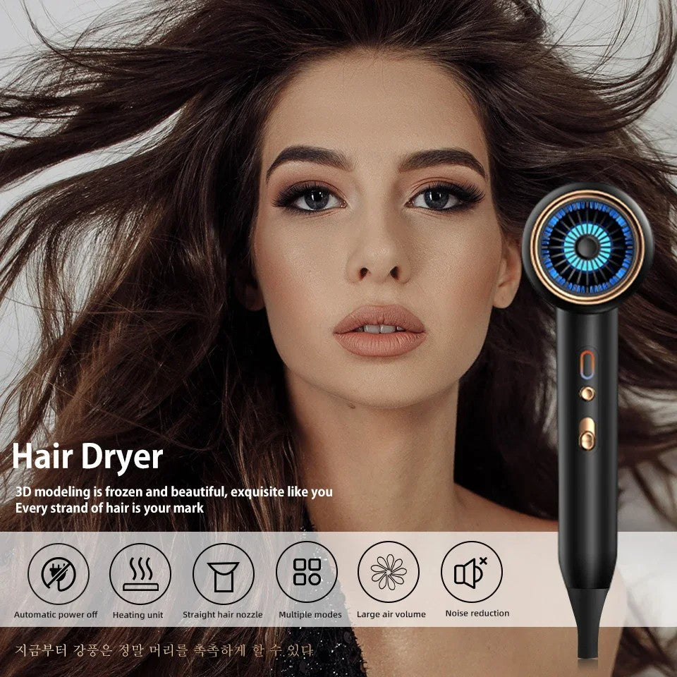 F33 t821 secador de cabelo profissional vento quente e frio escova de ar secador