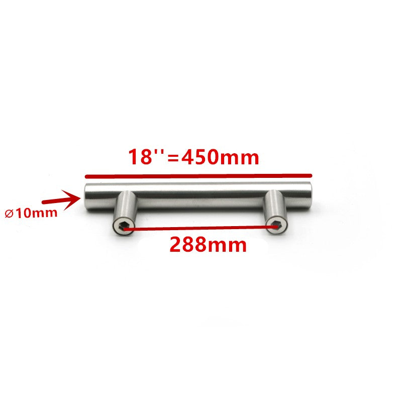 50mm a 500mm de aço inoxidável porta da cozinha armário t barra alça puxador