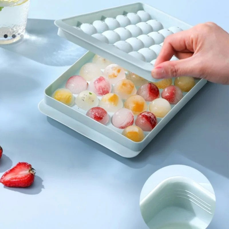 33 bandejas de cubos de gelo para freezer, molde para fazer bolas de gelo, mini