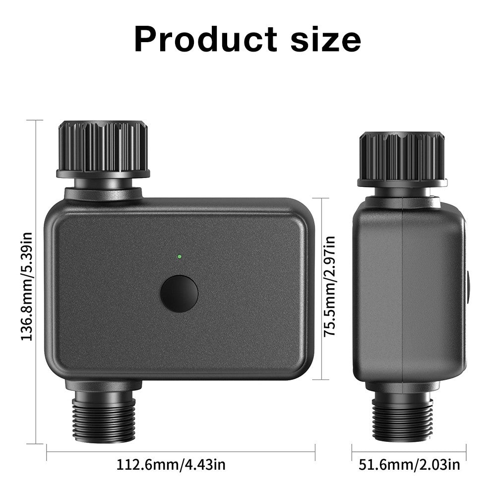 Tuya zigbee/wifi temporizador de água 1 zona sistema de rega programável flor
