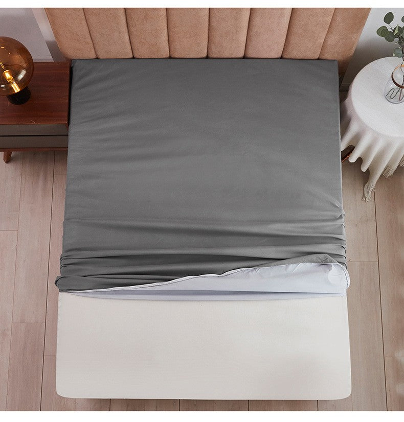 Capa de colchão impermeável totalmente fechada de 6 lados com zíper lençol à prova de poeira para cama de casal, solteiro, completo, Queen, King