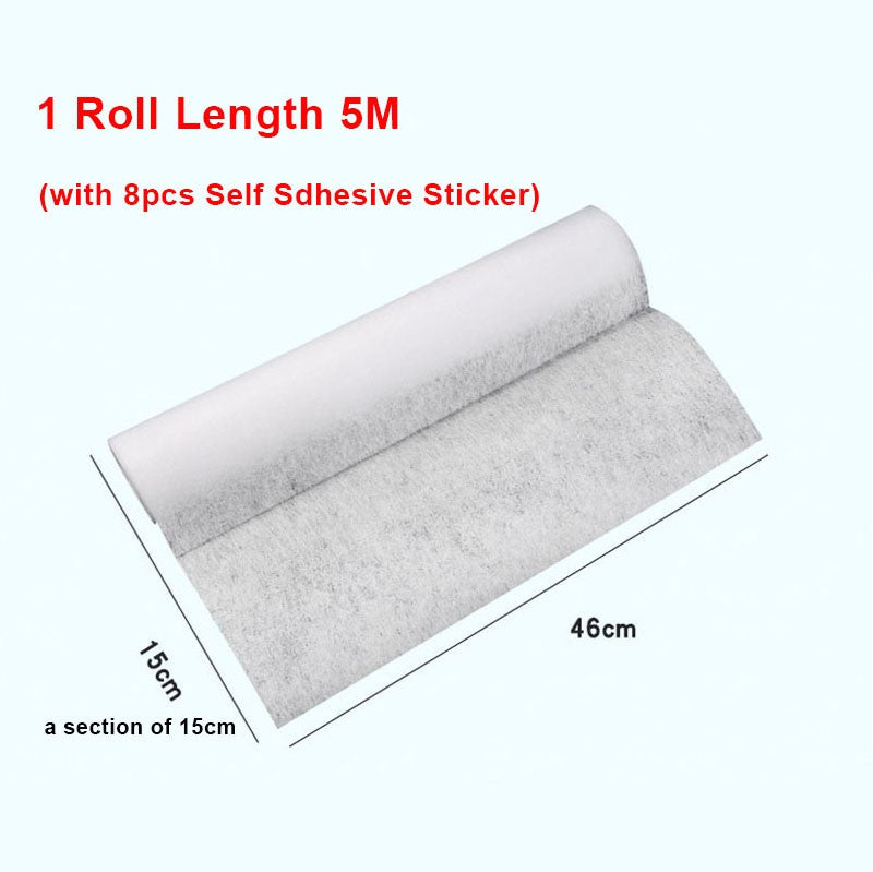 5/10m capa filtro de óleo papel não tecido exaustor extrator ventilador filtro