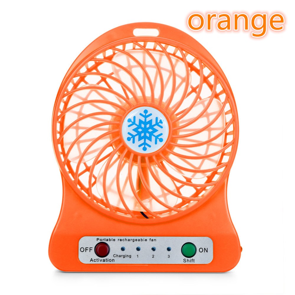 Mini pequeno ventilador de carregamento usb portátil dormitório escritório pe