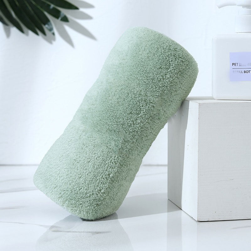 Toalha de rosto superfina microfibra absorvente de alta densidade toalha de lã