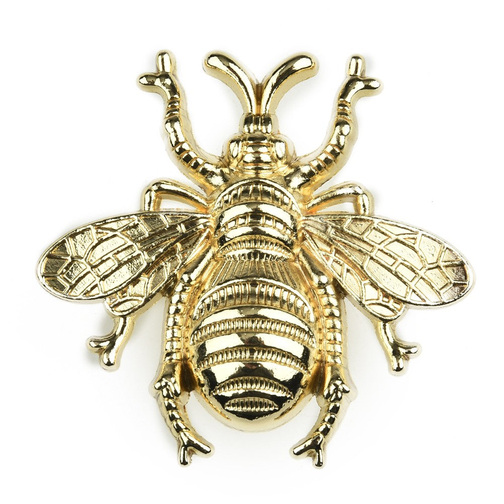 European Retro Bee Shape Drawer Handles Zinc Alloy Furniture Wardrobe Knob Kitchen Cupboard Drawer Door Vintage Pull Handles