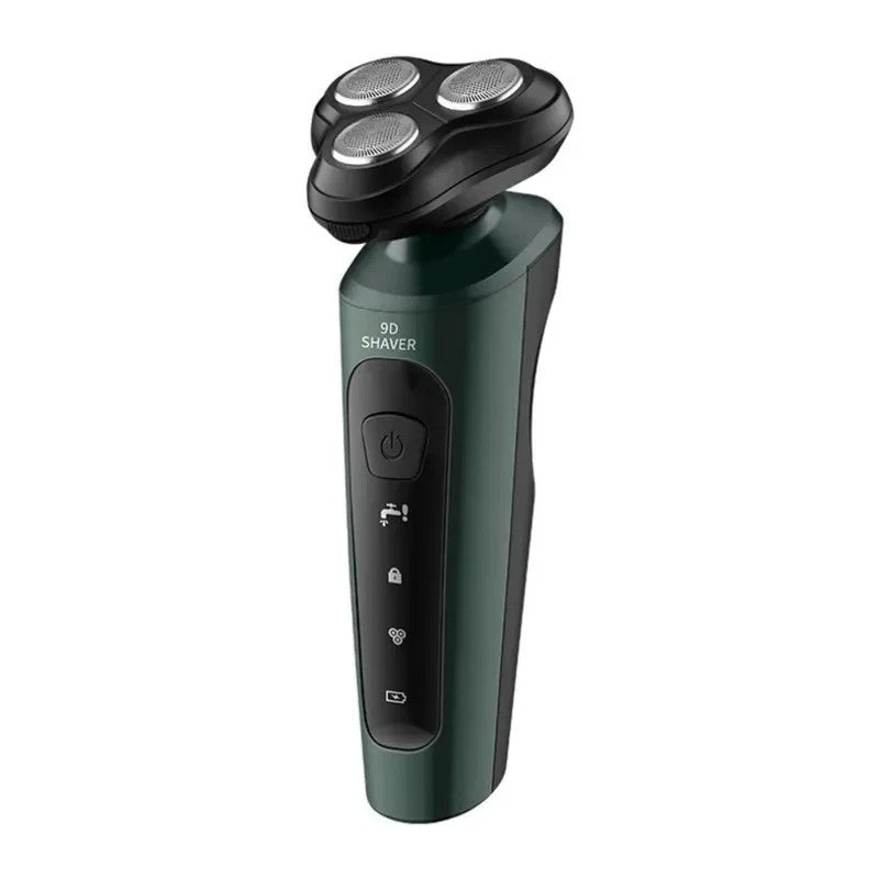 Barbeadores elétricos para homens, lâmina de barbear impermeável, uso úmido