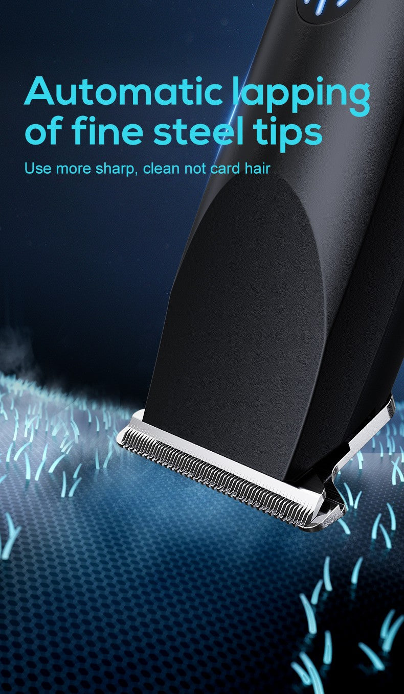 Design de cabeça de corte ajustável com carregamento USB para máquina de cort