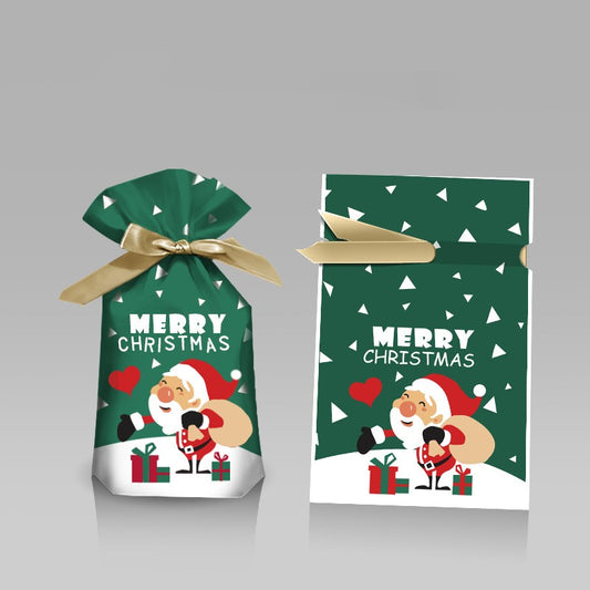 2022 saco de doces de natal saco de presente de papai noel decoração de natal