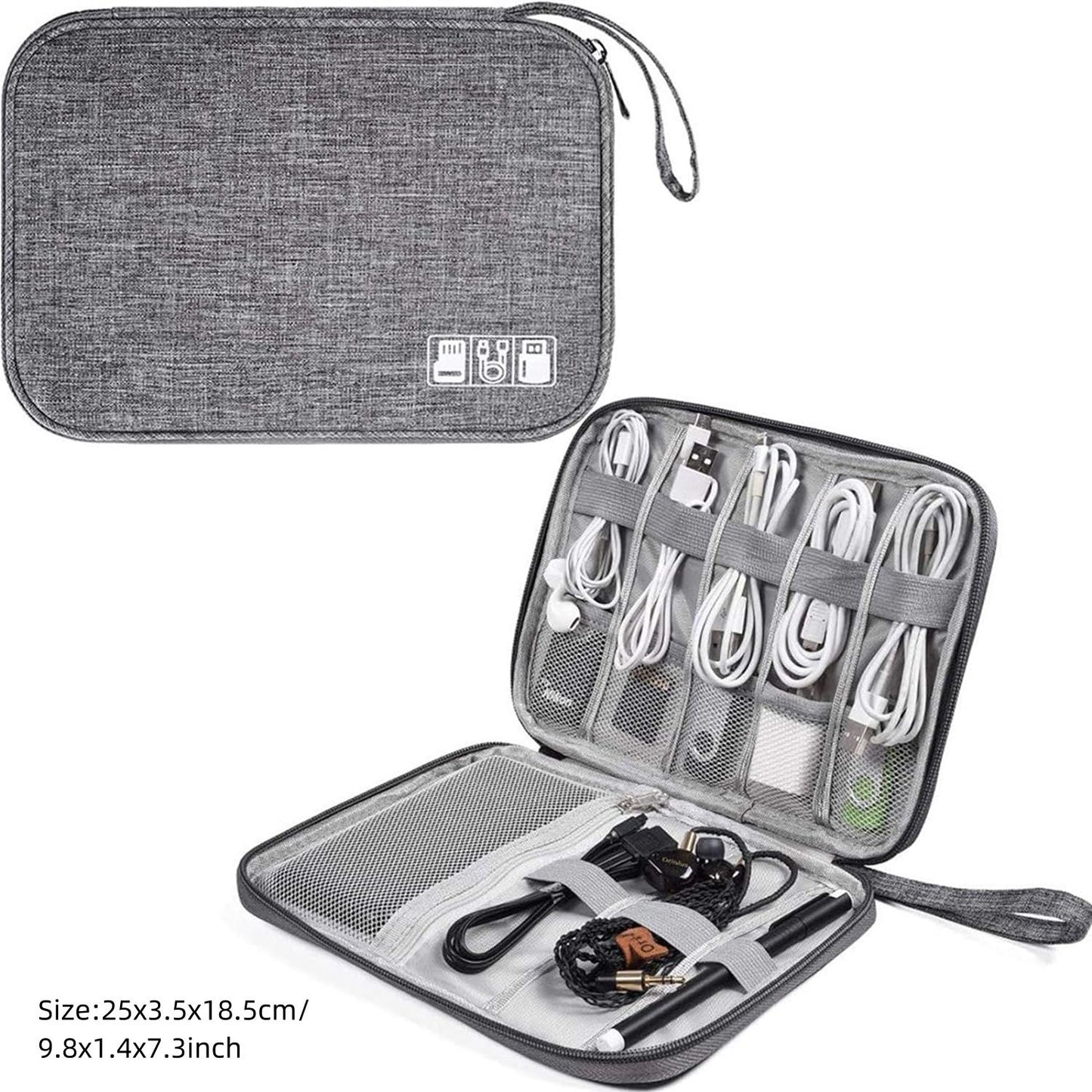 Bolsa de armazenamento digital portátil, dispositivo usb, à prova d&#39;água,