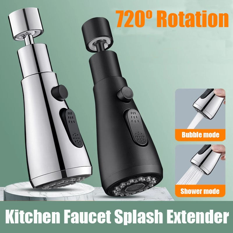Universal 720 ° Girerar extensor de torneira da cozinha aerador filtro respingo