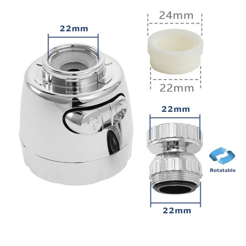 Torneira rotativa universal da cozinha adaptador cabeça de chuveiro do banheiro