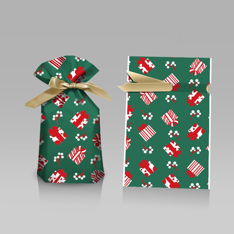 2022 saco de doces de natal saco de presente de papai noel decoração de natal