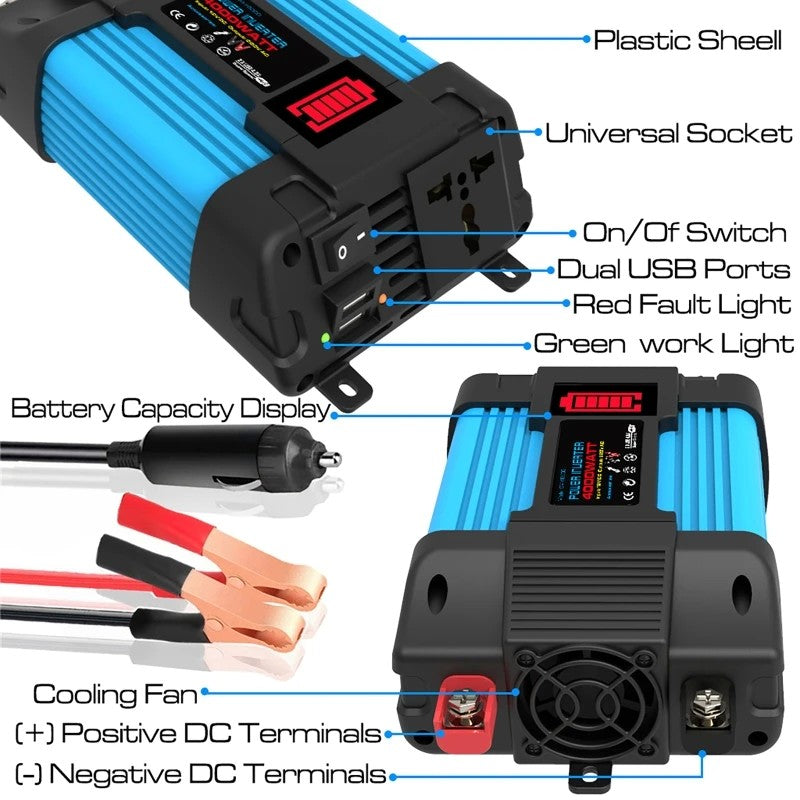 4000/6000w picos de potência modificação onda senoidal inversor de energia do