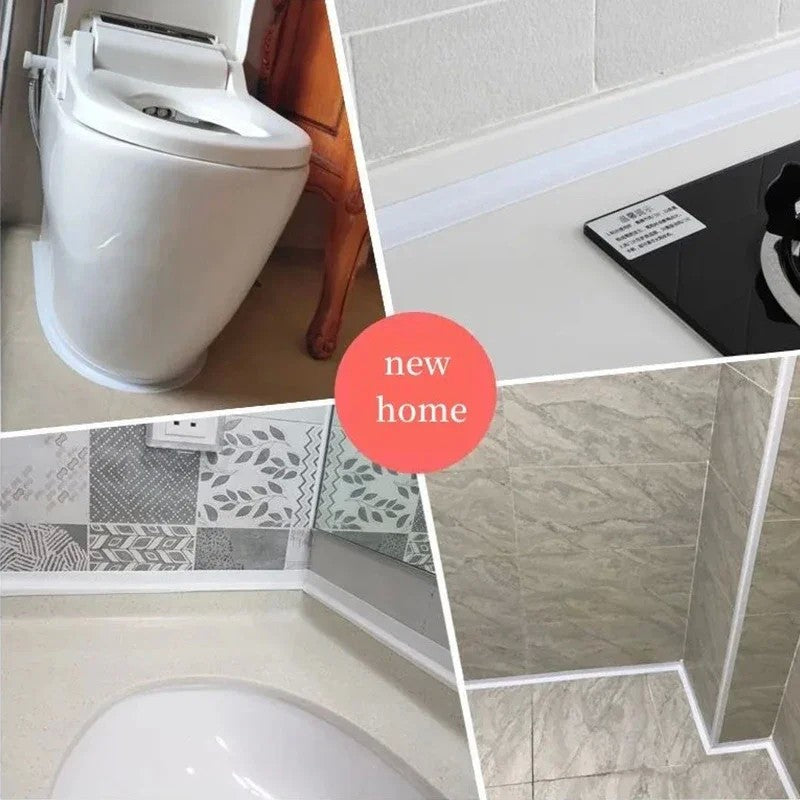 Fita de colocação de pvc, 2,2x3,2m, para banheiro, cozinha, calafetagem, autoa