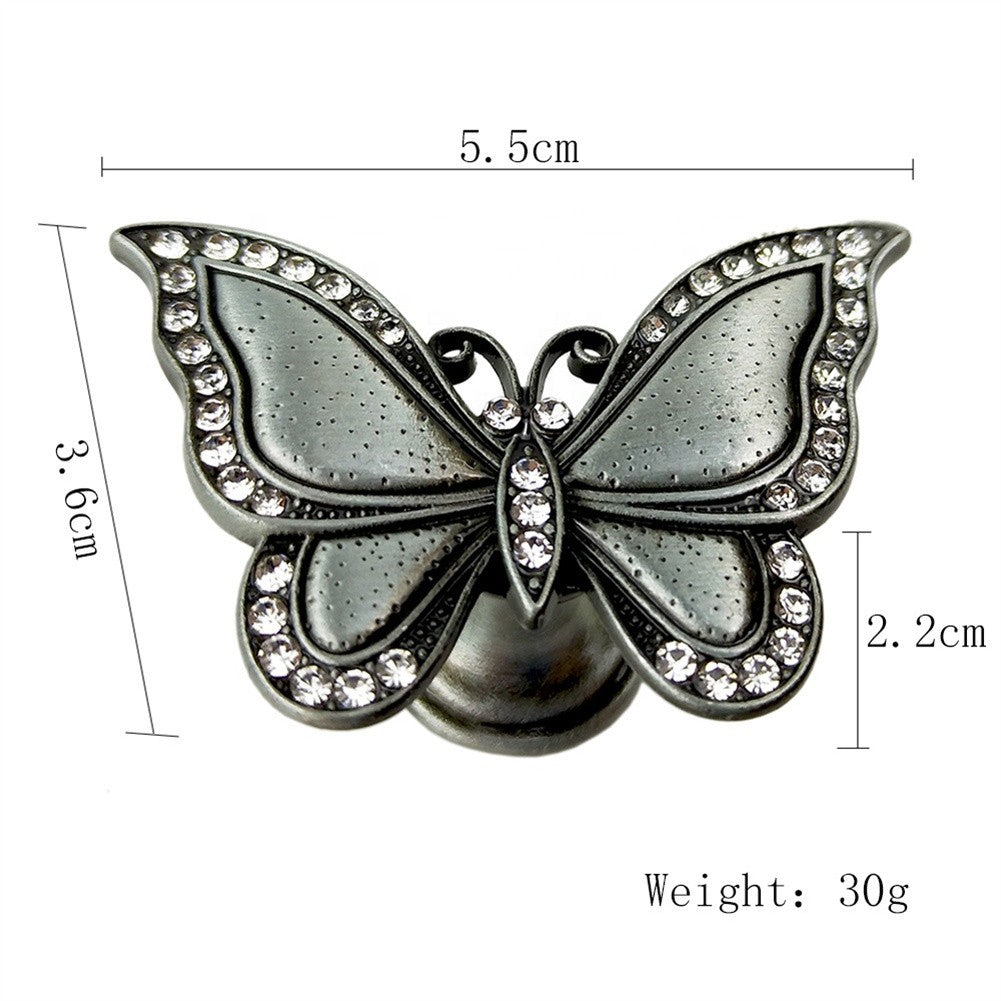 European Retro Bee Shape Drawer Handles Zinc Alloy Furniture Wardrobe Knob Kitchen Cupboard Drawer Door Vintage Pull Handles