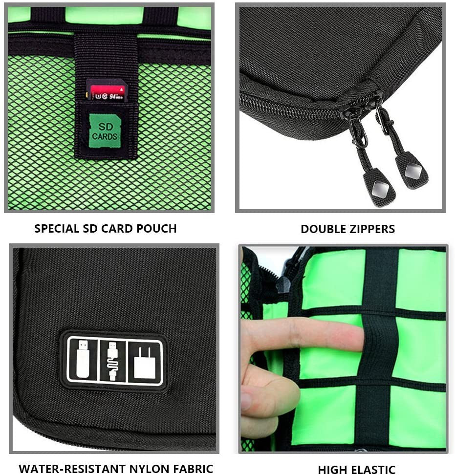 Gadget cabo organizador saco de armazenamento viagem acessórios eletrônicos ca