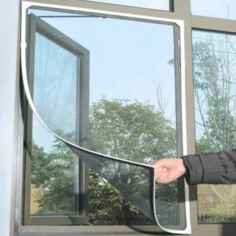 Diy mosquiteiro auto-adesivo interior anti-insetos mosca tela cortinas janela ne