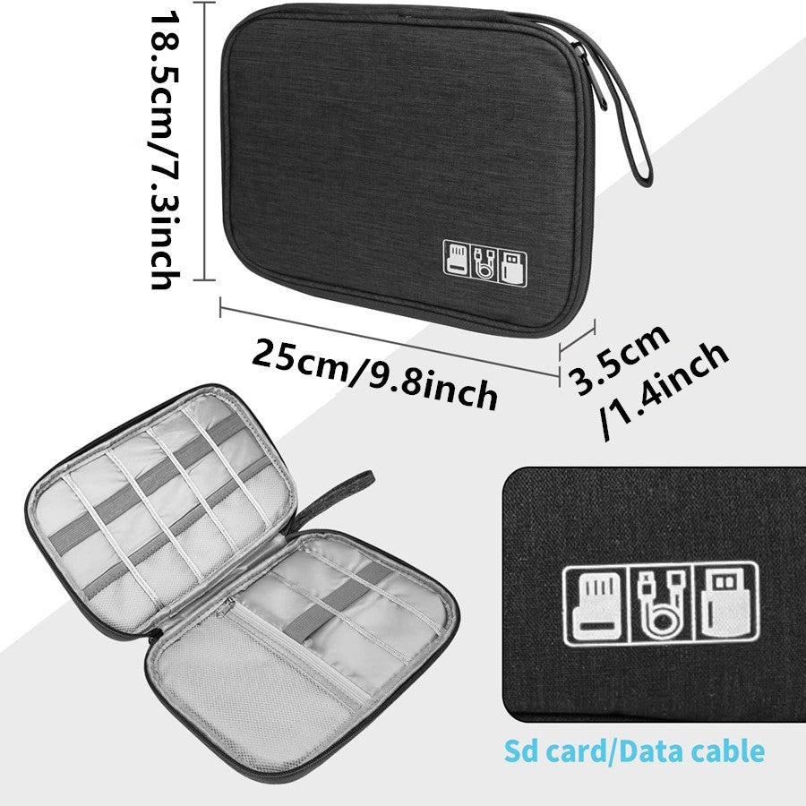 Bolsa de armazenamento digital portátil, dispositivo usb, à prova d&#39;água,