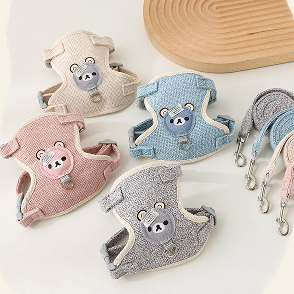 Coleira para animais de estimação estilo camiseta ajustável arnês para cães