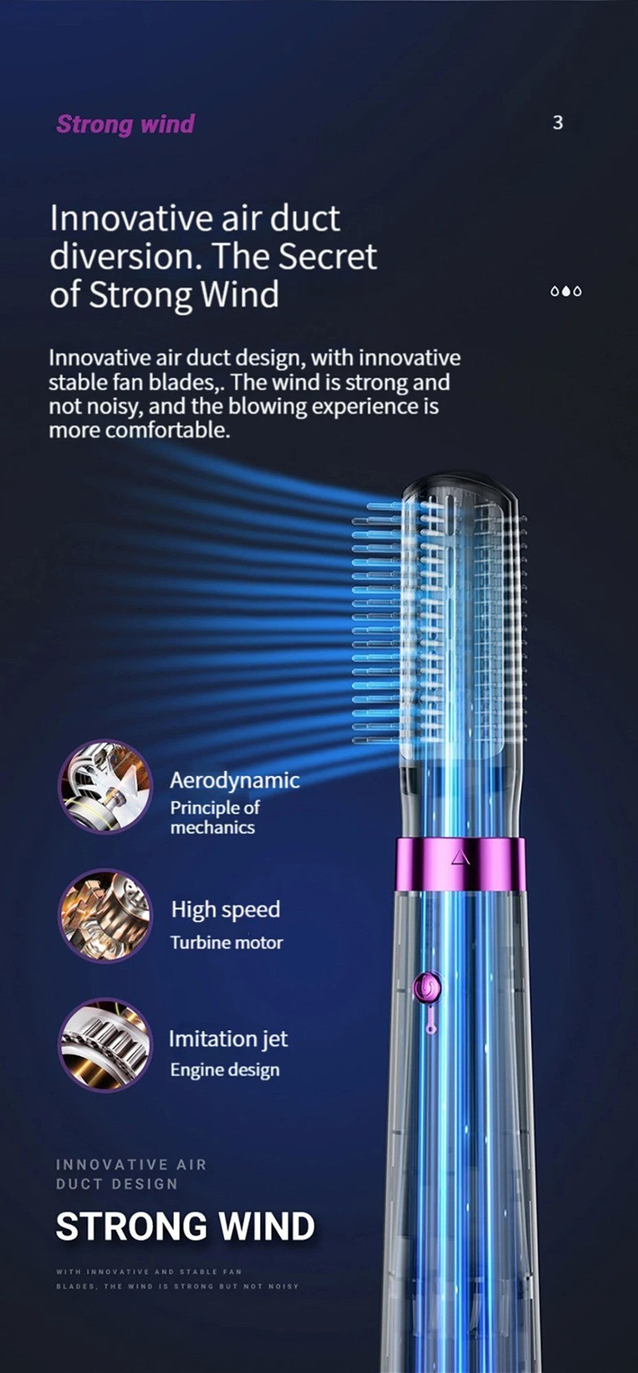 Secador de cabelo multifuncional 5 em 1, pente de ar quente, haste de ondulação automática, pente de cabelo reto, ferramenta estilo salão de beleza, secagem rápida
