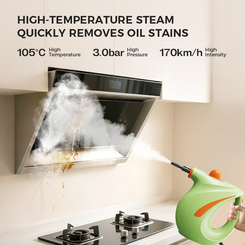 Limpador a vapor portátil 1200W de alta pressão 3.0Bar 20s Calor rápido Tanqu