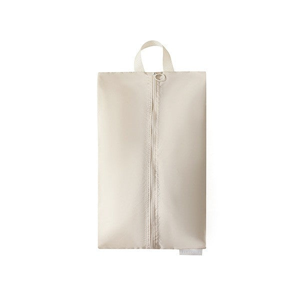 Bolsa leve para armazenamento de sapatos com alça, fecho com zíper e costura r