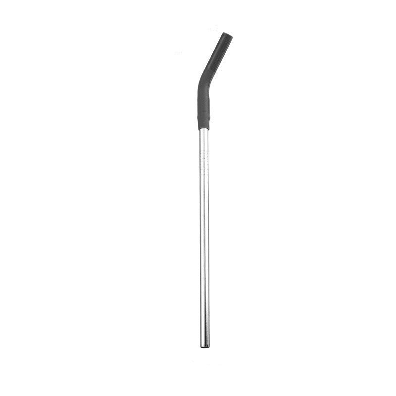 Palha de aço inoxidável com ponta de silicone para stanley cup 2 peças canudo
