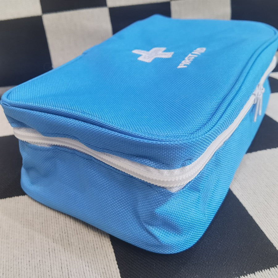Kit de primeiros socorros para medicina saudável, pano oxford, portátil, armaz