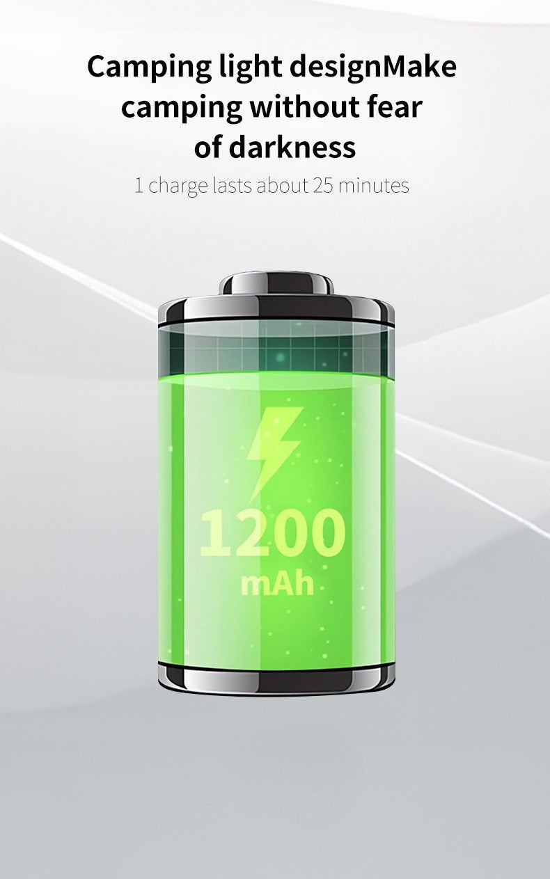 Mini bomba de ar portátil com bateria de 1300mAh recarregável USB para inflar
