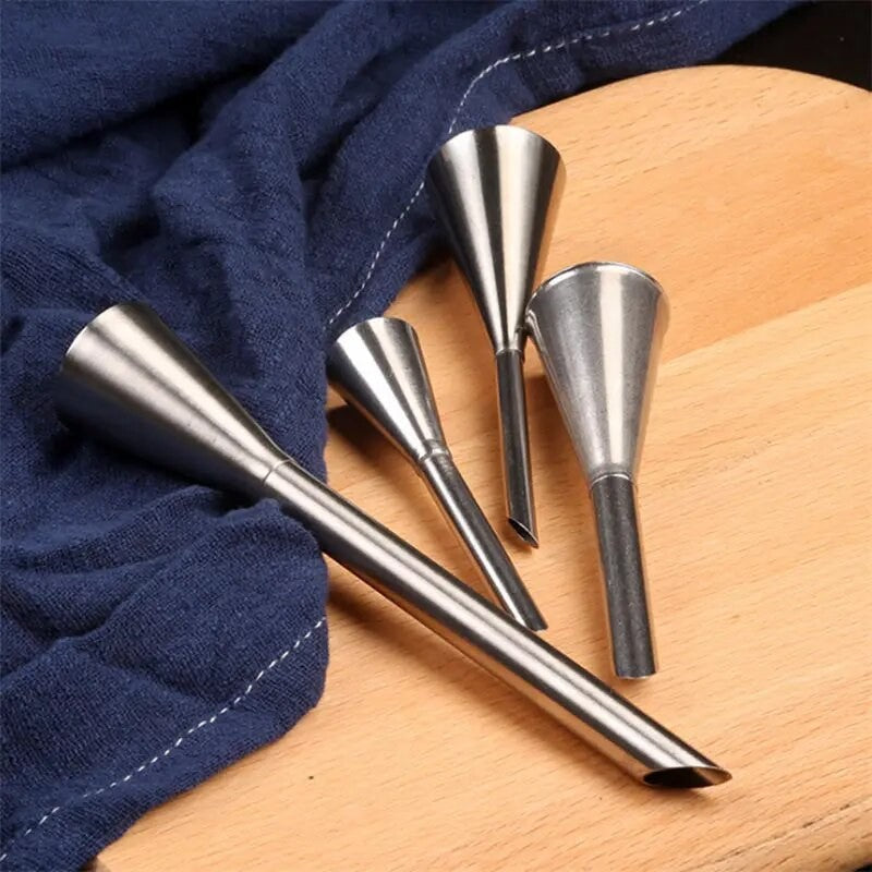 1 peça de aço inoxidável puff boca bolo puff creme flor espremedor ocidental