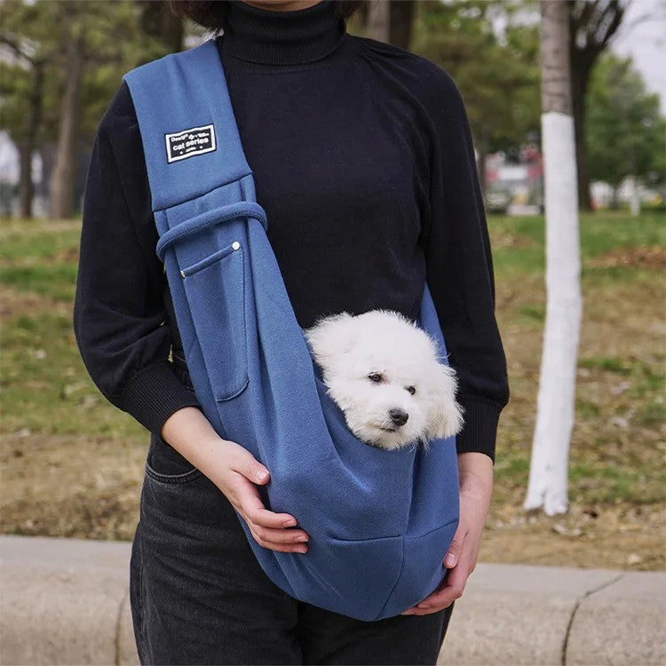 Bolsa confortável para cães, bolsa de ombro crossbody para animais de estimaç
