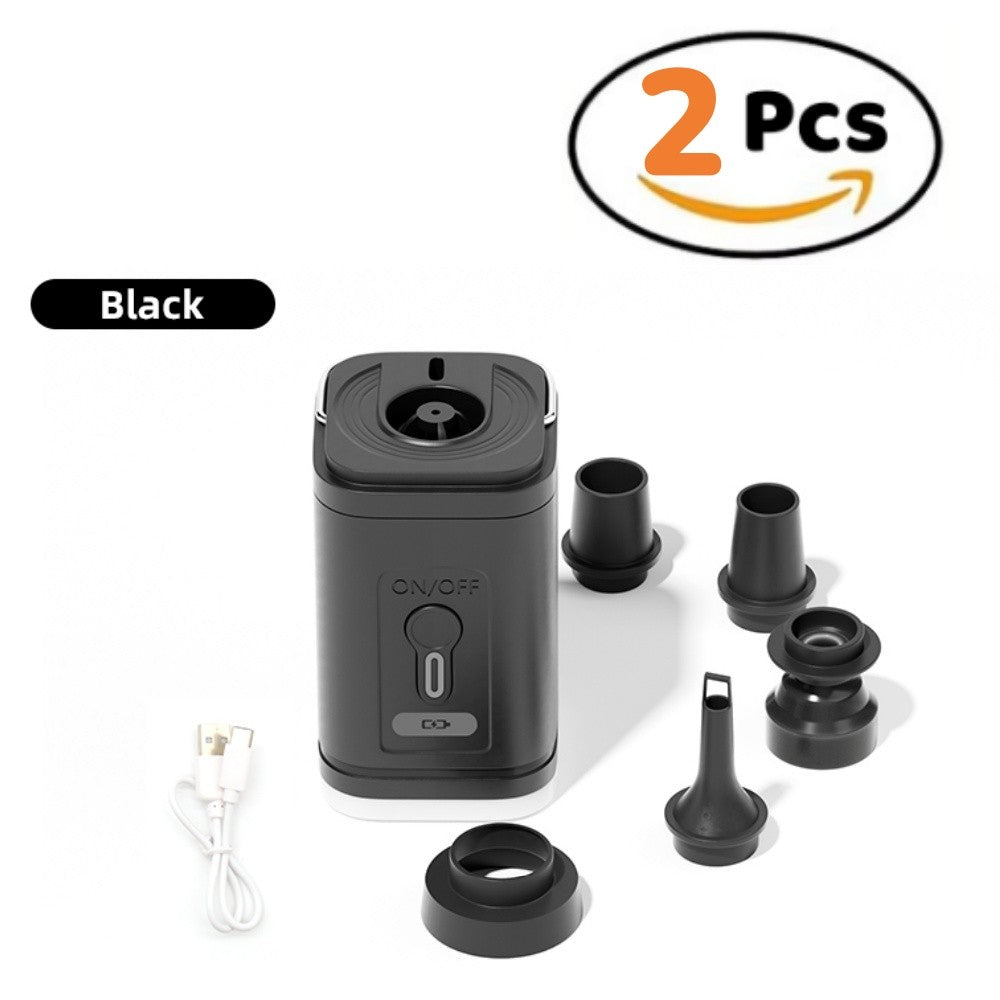 Mini bomba de ar portátil com bateria de 1300mAh recarregável USB para inflar