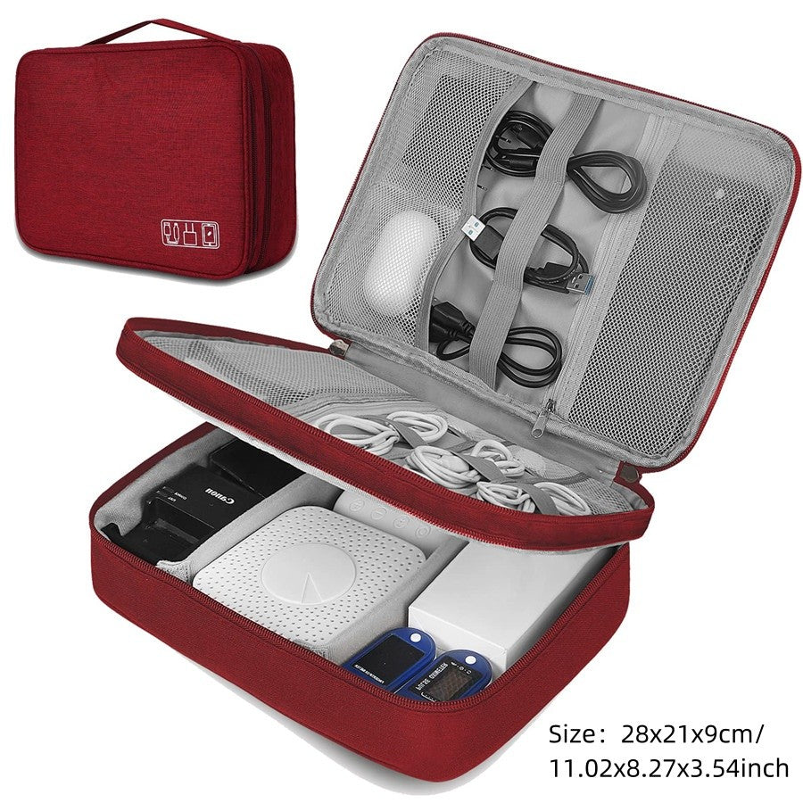 Bolsa de armazenamento digital portátil, dispositivo usb, à prova d&#39;água,