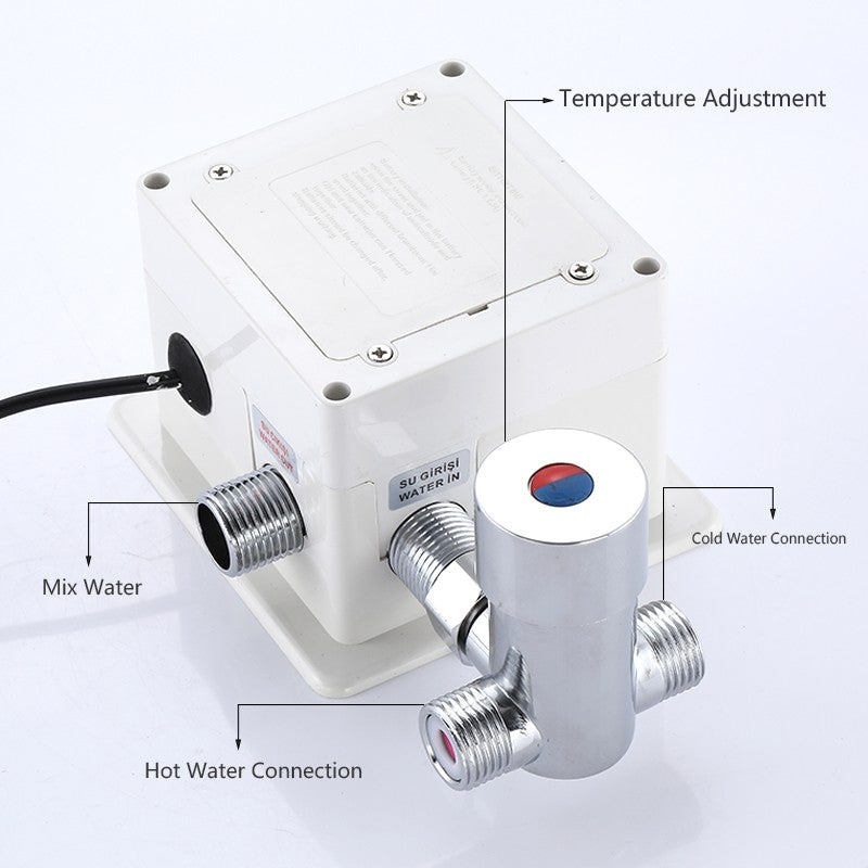 OXG Latão Sensor Inteligente Cachoeira LED Torneira Da Bacia, Sensor Automátic