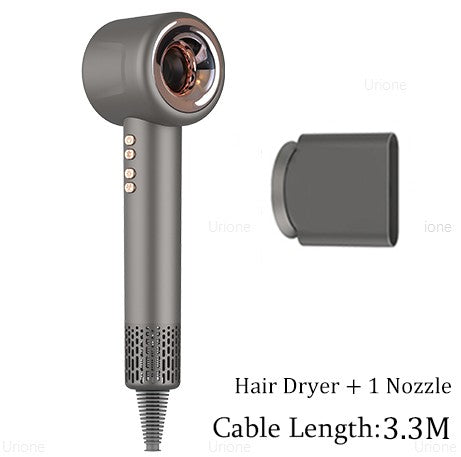 Super secador de cabelo 220v sem folhas de cabelo cuidados pessoais com o cabelo