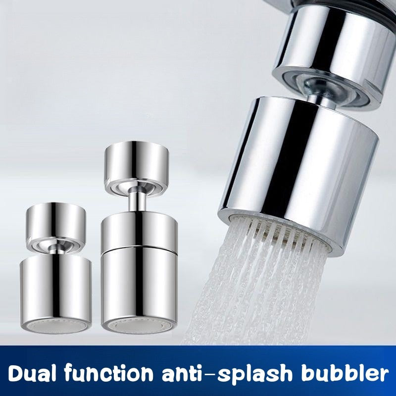 Função dupla anti-respingo bubbler torneira da cozinha aerador 360 graus girat