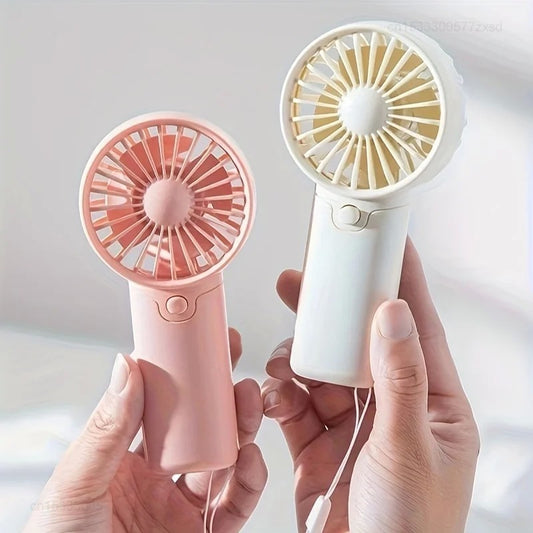 Bonito mini ventilador portátil ventilador de mão leve acessível bolso baixo
