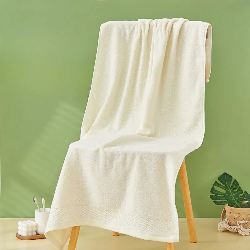 Toalha de banho de algodão pura toalha de banho doméstica absorvente toalha de